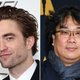 Robert Pattinson and Bong Joon Ho